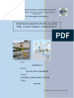 Informe PPP RTK Ppk-Albinagortamaquera