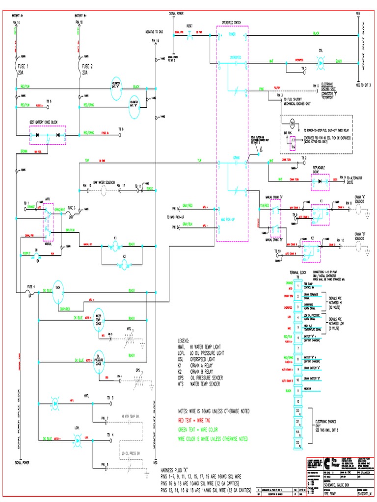 Cummins ECM WiringDiagram PDF | PDF
