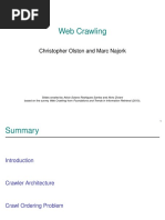 Web Crawling: Christopher Olston and Marc Najork