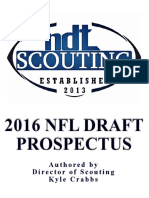 NDT Scouting 2016 NFL Draft Prospectus