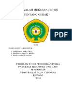 Hukum Newton Tentang Gerak Kelompok 8