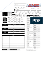 Bleach - d20 - Character PDF