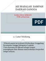 Observasi Masalah Sampah Di Daerah Gangga