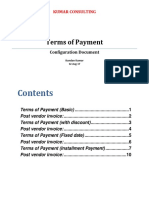 10 - Terms of Payment