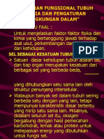 1.faal I Pengaturan Fungsionaltubuh Manusia Dan Pengaturan