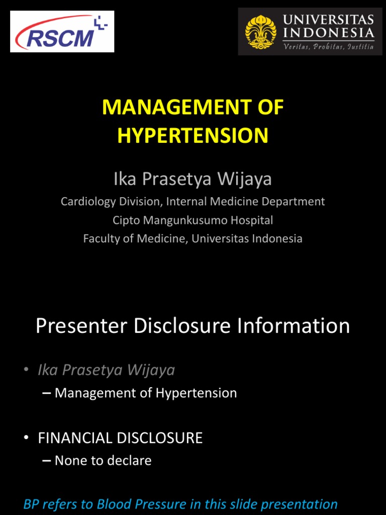 Effective Hypertension Management Guide | PDF | Hypertension | Blood ...