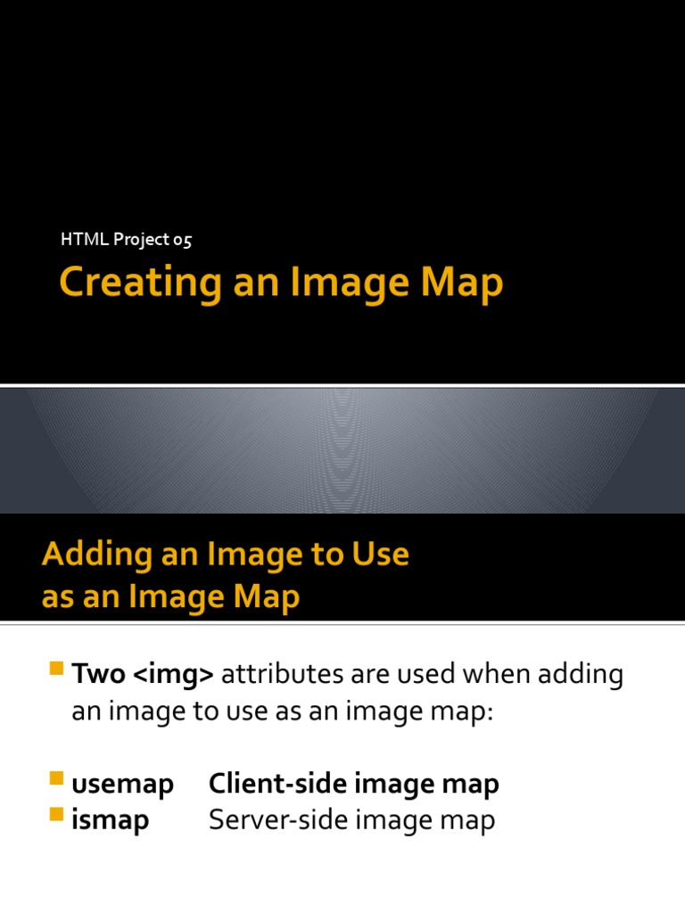 Creating An Image Map: HTML Project 05 | PDF | Dynamic Web Page | World ...