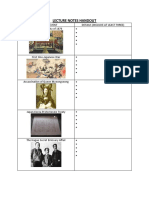 Lecture Note Chart Handout