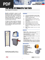 700 Series AC Dielectric Test Sets