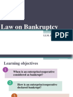 Law On Bankruptcy: LLM. Bui Doan Danh Thao