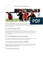 Filosofía, Programacion Fútbol Base