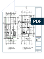 A B C D E: Ground Floor 1 Second Floor Plan 2