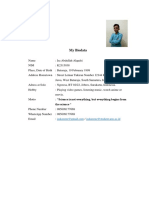 My Biodata Isa