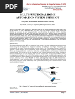 Multi-Functional Home Automation System Using Iot: IPASJ International Journal of Computer Science (IIJCS)