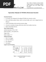 Xi'an Tamefire Co.,Ltd: Operation Manual of TF2030A Electronic Encoder