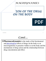 Pharmacodynamics: The Action of The Drug On The Body