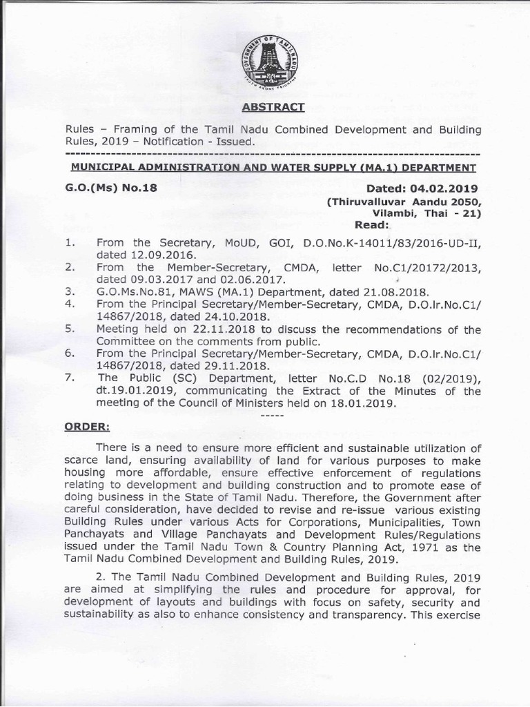 Tamil Nadu Combined Development and Building Rules, 2019.pdf Tamil
