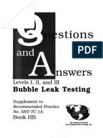 Leak Testing ASNT - Questions - and - Answers - Levels - Book PDF