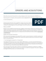 Katten - ESOPs in Mergers and Acquisitions
