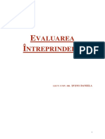 Note Curs - EVALUAREA - INTREPRINDERII - ID - Partea I PDF