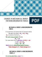 Changes in Mechanical Energy For Nonconservative Forces