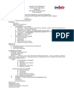 Prototype Format for Action Research and Innovation