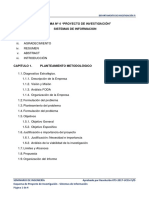 Formulario DINV-006 - Esquema de Proyecto de Investigación - Sistemas de Información
