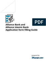 Alliance Bank and Alliance Islamic Bank Application Form Filling Guide