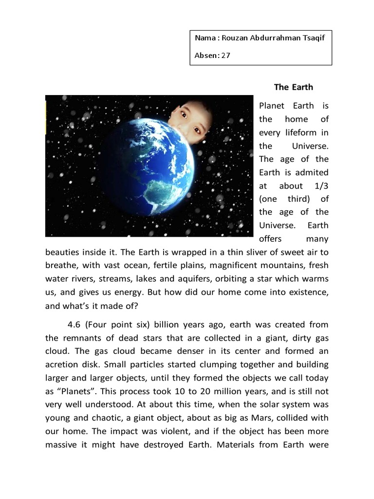 The Earth | PDF | Earth | Planets