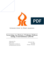 Detecting Violent Videos Using Convolutional LSTM