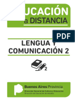 EDUCACIÓN A DISTANCIA Lengua y Comunicación 2 PDF