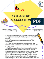 Articles of Association