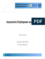 Assessment of Hydropower Resources: Oliver Froend