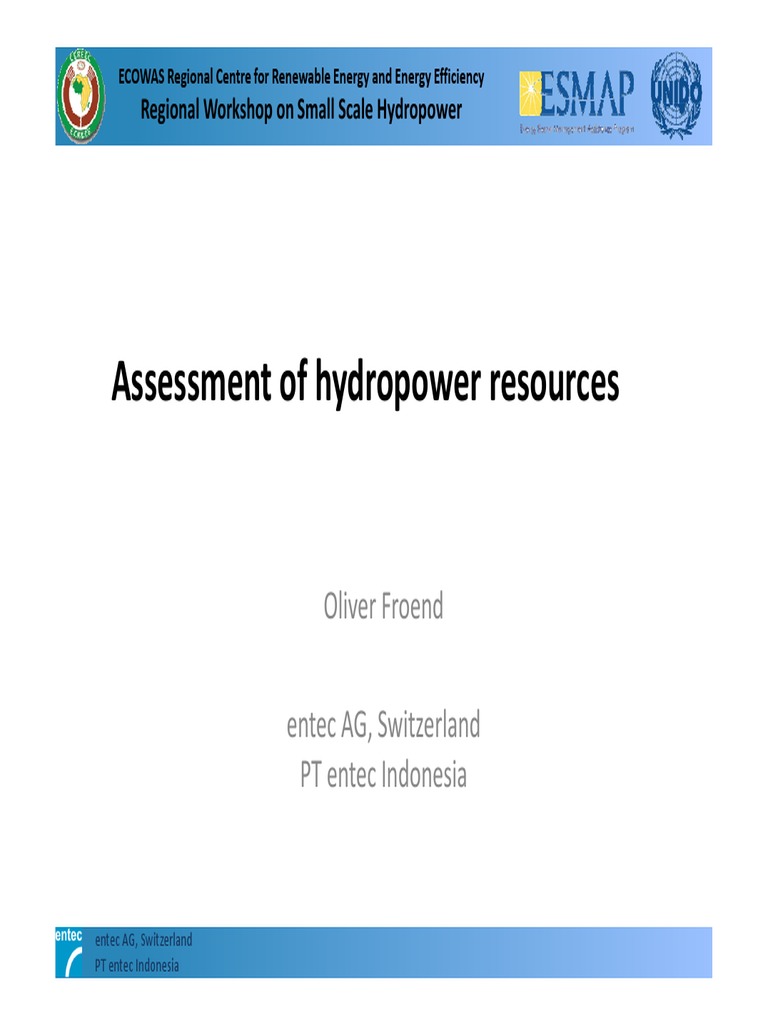 Small Scale Hydropower Resource Assessment | PDF | Hydroelectricity ...