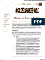 Banda Orcos y Goblins para Mordheim