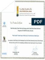 12 - Dubai International Award Best Practice Certificate - Plaza Ecopolis - United Arab Emirates