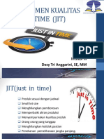 Manajemen Kualitas Just in Time (Jit) : Inisiasi III Desy Tri Anggarini, SE, MM