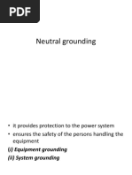 Neutral Grounding