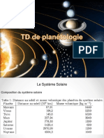 TD de Planétologie 