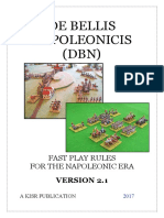 De Bellis Napoleonicis (DBN) : Fast Play Rules For The Napoleonic Era