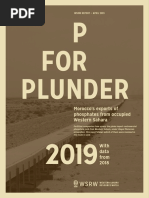 P for Plunder - 2019 (with data from 2018)