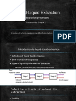 Liquid-Liquid Extraction: Separation Processes