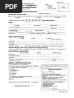 2019 Application Form For Admission PDF