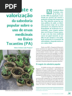 Resgate e Valorização Da Sabedoria Popular