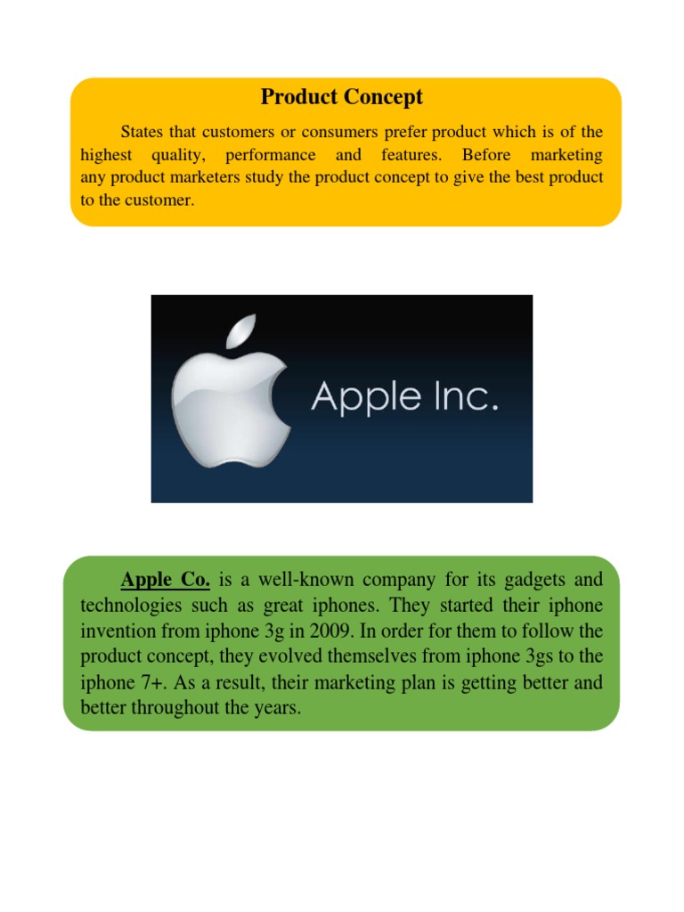 Product Concept: Apple Co. Is A Well-Known Company For Its Gadgets and ...