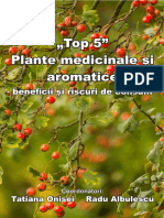 Top 5 Plante Medicinale Și Aromatice - Beneficii Și Riscuri de Consum PDF