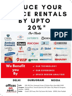 Reduce Your Office Rentals by Upto 20%