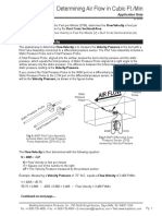 Determining Air Flow in CFM PDF