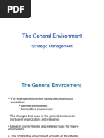 The General Environment: Strategic Management