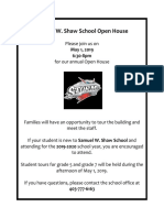 Sws Open House 2019